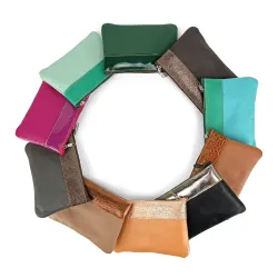 REF: N1000 / CARTERA DE CUERO UN CREMALLERA