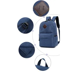 REF:6501-13 / MOCHILA DE LONA, MOCHILA DE ESTUDIO - Mochilas