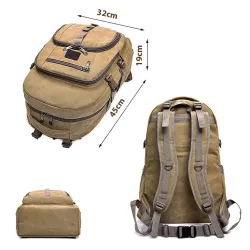 REF:6139 / MOCHILA DE LONA - Mochilas para Mujer al por Mayor