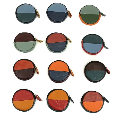 REF:N16/ MONEDERO / REDONDO / DOS COLORES