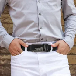 CINTURON HOMBRE DE HEBILLA AUTOMATICO TOTEMS ESPECIALES