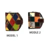Cartera mosaico de cuero Cartera mosaico de cuero