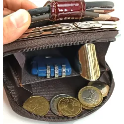 Cartera mosaico de cuero