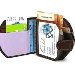 Cartera mosaico de cuero