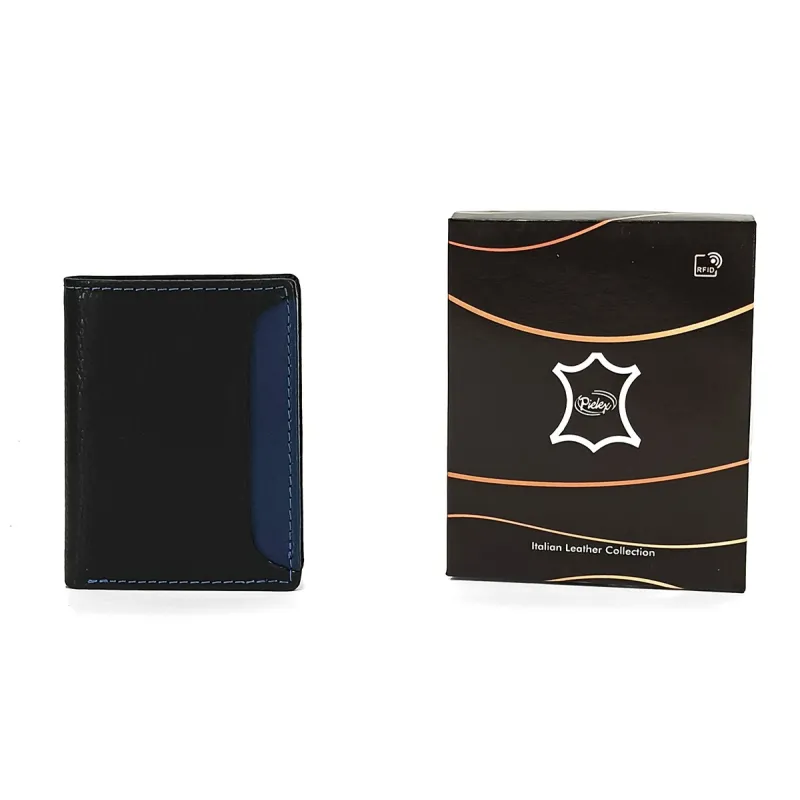 CARTERA DE PIEL RFID. BLOQUES DE COLOR CARTERA DE PIEL RFID. BLOQUES DE COLOR