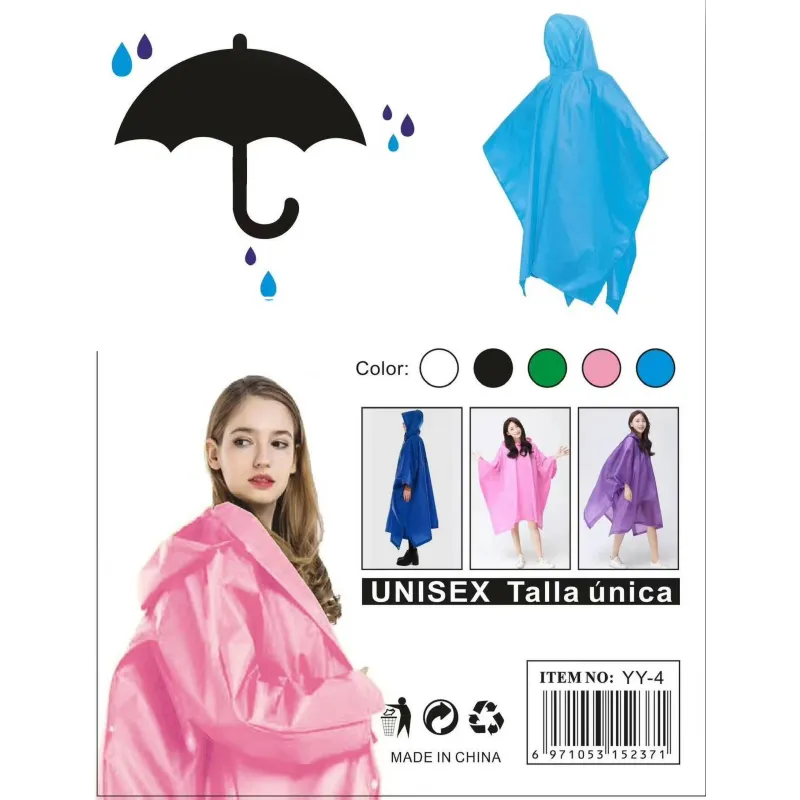 REF:YY-4 / PONCHO IMPERMEABLE