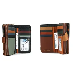 CARTERA DE PIEL MOSAICO