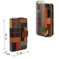 CARTERA DE PIEL MOSAICO