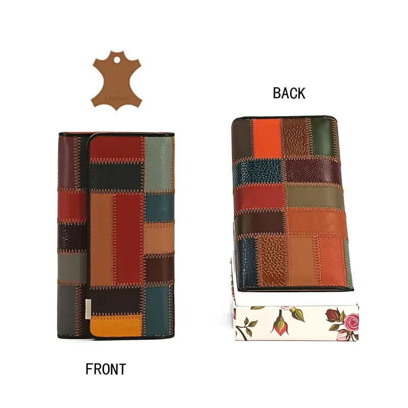 CARTERA DE PIEL MOSAICO