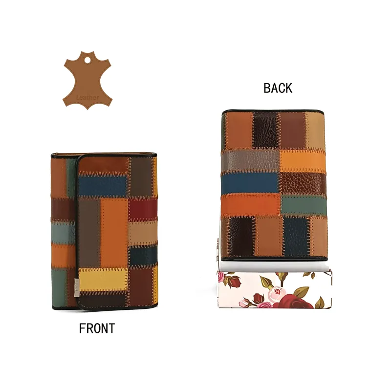 CARTERA DE PIEL MOSAICO