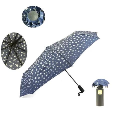 REF:393 / PARAGUAS PLEGABLE AUTOMATICO OCHO VARILLAS