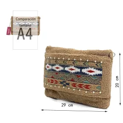 BANDOLERA CARTERA MOBILE POLIPIEL.CON TIRA ANCHA.CON MONEDA