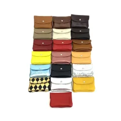 MONEDERO PIEL CREMALLERA CON SOLAPA "2023"(Sin embalaje)