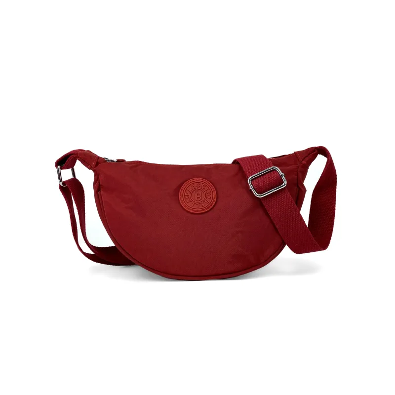 REF:0707 / BANDOLERA BANANA DE TELA.CLASICO.【KP】