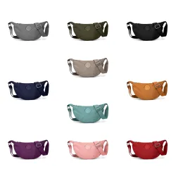 REF:0707 / BANDOLERA BANANA DE TELA.CLASICO.【KP】