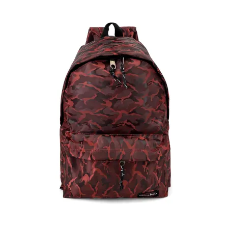 REF:6818 / MOCHILA DE ESCOLA.DE TELA.CAMUFLAJE 3D.
