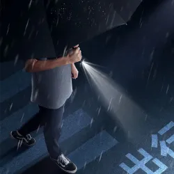 REF:LED-2301 / PARAGUAS CON LED.