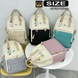 REF:YR02 / MOCHILA DE ESCOLA.DE TELA.