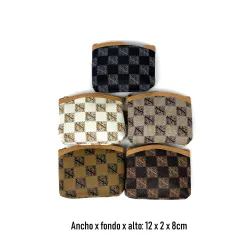 REF:9008-TH / MONEDERO ESTAMPADA LETRA "Z"
