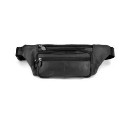 REF:603 / Rinonera cuero.patchwork de cuero