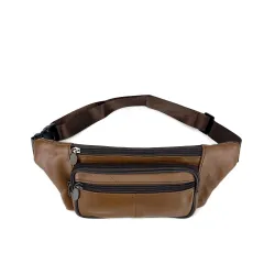 REF:603 / Rinonera cuero.patchwork de cuero