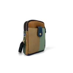 REF:1601 / BOLSO CRUZADO PIEL CON DETALLES COLORES