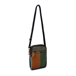 REF:1601 / BOLSO CRUZADO PIEL CON DETALLES COLORES