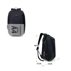 REF:3841-1 / MOCHILA DE NEGOCIO. MATERIAL OXFORD RIGIDO.