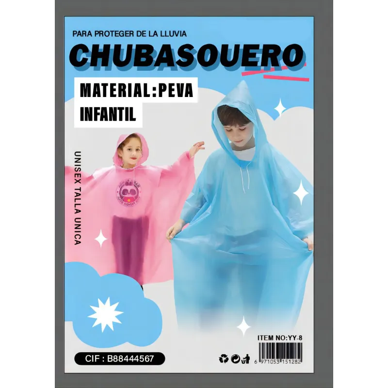 REF:YY-8 / CHUVASQUERO INFANTIL