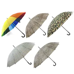 REF:650M / PARAGUAS LARGO DIECISEIS VARILLAS.