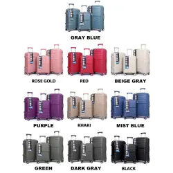 REF:175 / MALETAS JUEGO TRES PIEZA.POLYPROPYLENE(PP)