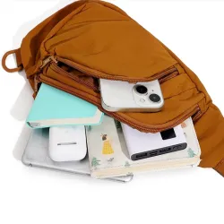 REF:24947 / BOLSOS PECHO TELA.MODA.