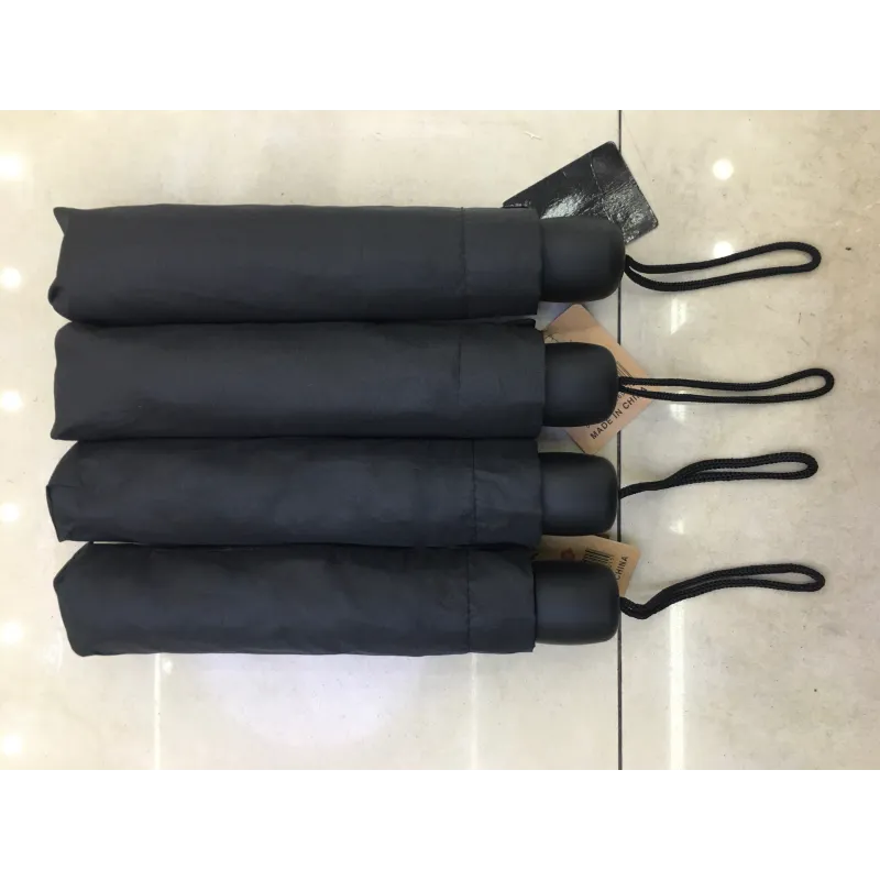 REF:0063SK-BLACK / PARAGUAS MANUAL PREGABLE LISO BLACK