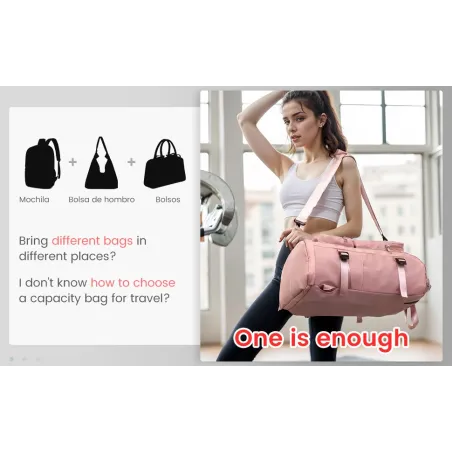 REF:5045 / MOCHILA VIAJE,GIMNASIO.CABINA.