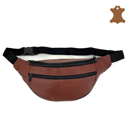 REF:WB-01 / RINONERA DE PIEL AUTENTICA