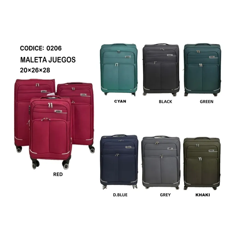 REF:0206 / JUEGO MALETAS DE 3 PIEZAS. 28"26"20 REF:0206 / JUEGO MALETAS DE 3 PIEZAS. 28"26"20