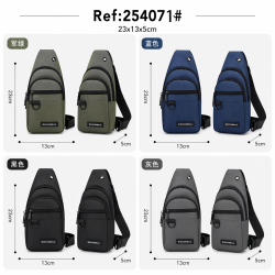 REF:3201 / BOLSOS PECHO DE TELA CASUAL CON ANILLA