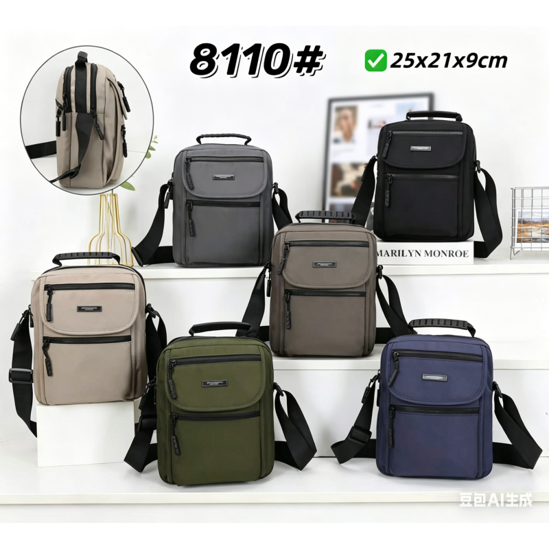 REF:8110 / BOLSO BANDOLERO CASUAL HOMBRE