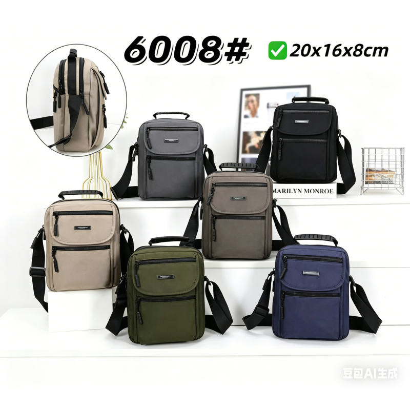 REF:6008 / BOLSO BANDOLERO CASUAL HOMBRE