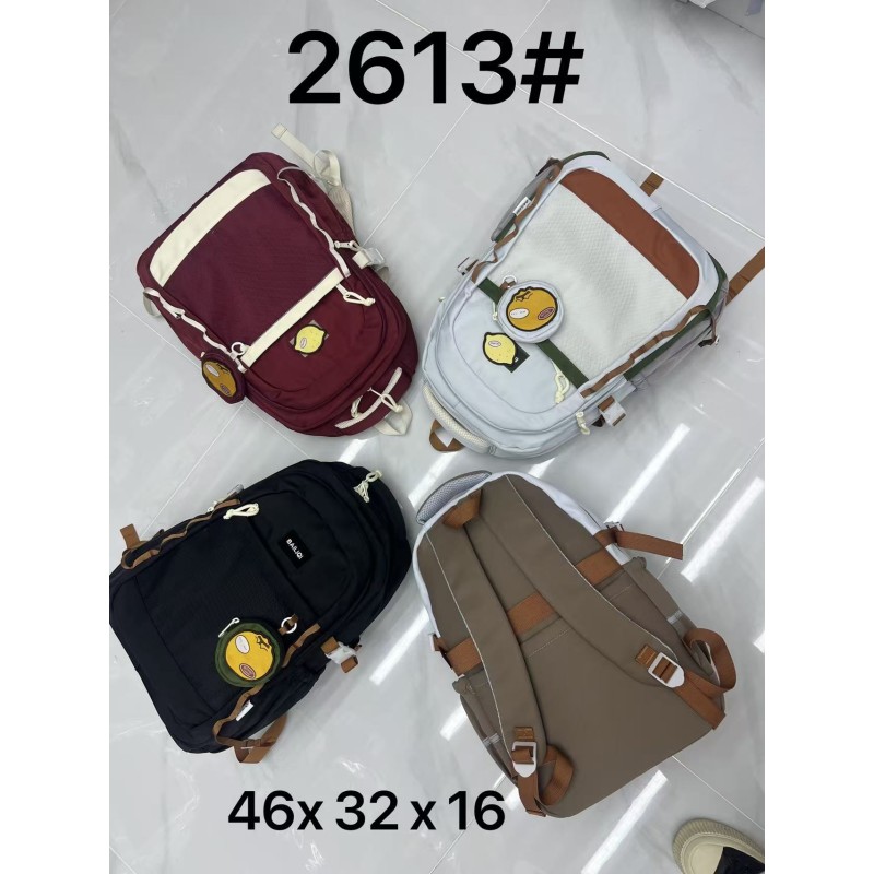 REF:2613 / MOCHILA ESCOLAR ESTILO CARICATURA CUTE