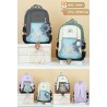 REF:2560 / MOCHILA ESCOLAR ESTILO CARICATURA CUTE