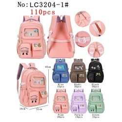 REF:LC3204-1 / MOCHILA ESCOLAR ESTILO CARICATURA CUTE