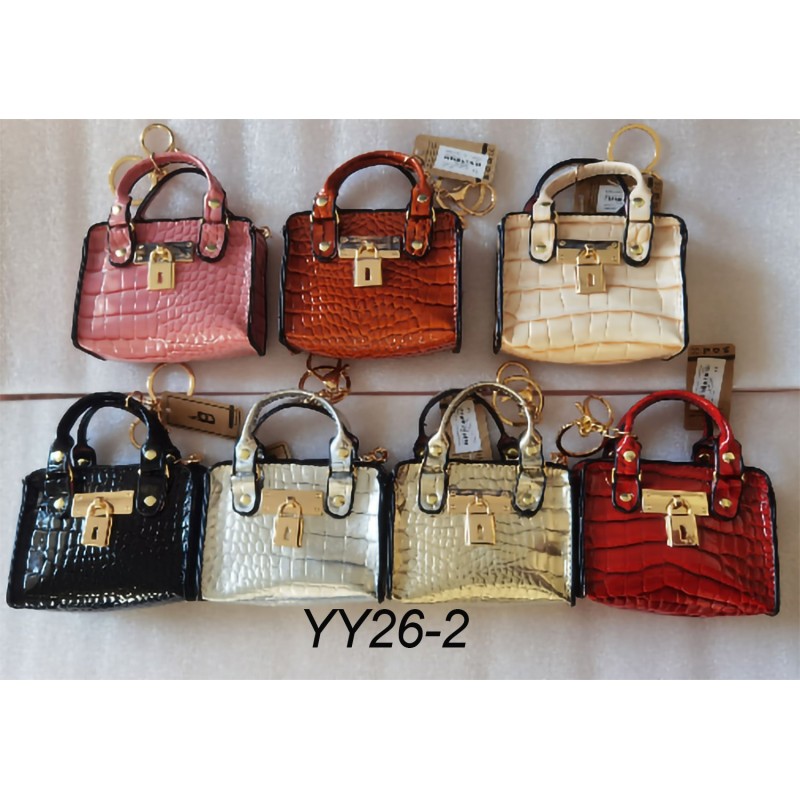 REF:YY26-2 / BOLSO MINIATURA PRECIOSA.MONEDERO.LLAVERO.PU