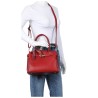 Bolso estructurado con asas y bandolera X-7609-40