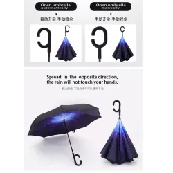 Long umbrella：K2  (12 unidad por paquetes)